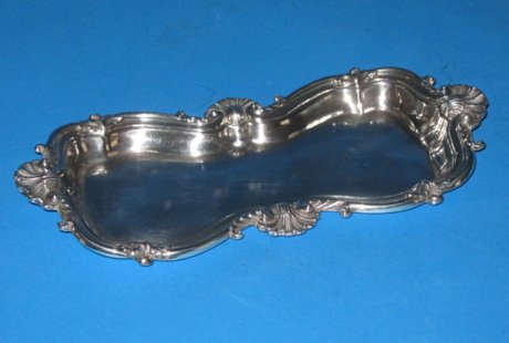 Old Sheffield Plate Silver  Snuffer Tray. Matthew Boulton. - Click to enlarge and for full details.