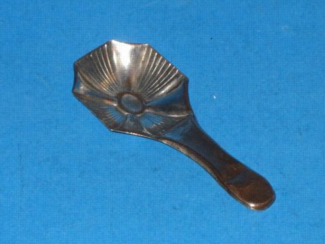 A George III Caddy Spoon, circa 1780. - Click to enlarge and for full details.