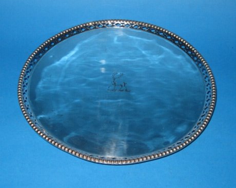 A George III Salver, circa 1770. - Click to enlarge and for full details.