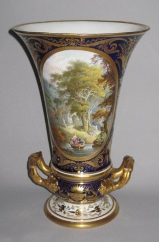 DERBY Porcelain Vase, Circa 1815. - Click to enlarge and for full details.