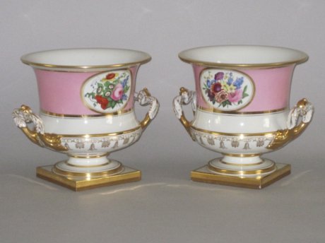 PAIR FLIGHT BARR & BARR WINE COOLERS/ICE PAILS. CIRCA 1820 - Click to enlarge and for full details.