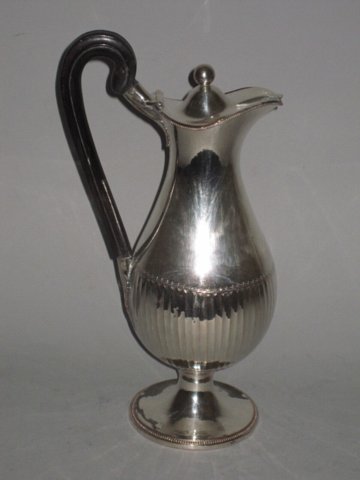 OLD SHEFFIELD PLATE SILVER EWER. CIRCA 1775 - Click to enlarge and for full details.
