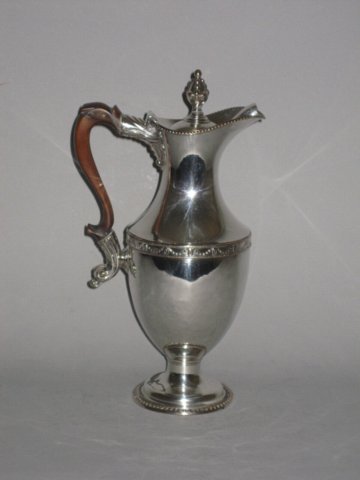OLD SHEFFIELD PLATE SILVER EWER. CIRCA 1775 - Click to enlarge and for full details.