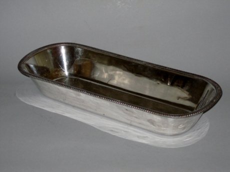 OLD SHEFFIELD PLATE SILVER KNIFE TRAY. CIRCA 1810. - Click to enlarge and for full details.