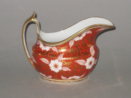 SPODE PORCELAIN CREAM JUG, CIRCA 1810. - Click to enlarge and for full details.