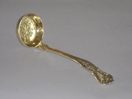 SILVERGILT SIFTER SPOON - Click to enlarge and for full details.