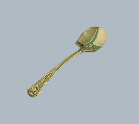 A William IV silver gilt ice cream serving spade. By William Eaton, London, 1835. - Click to enlarge and for full details.