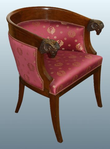 A Fine Mid-19th Century Fauteuil de Bureau - Click to enlarge and for full details.