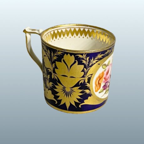 ​A Fine Derby Porcelain Coffee Can, circa 1820 - Click to enlarge and for full details.
