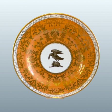 BARR FLIGHT & BARR WORCESTER PORCELAIN DESSERT PLATE, CIRCA 1820 - Click to enlarge and for full details.