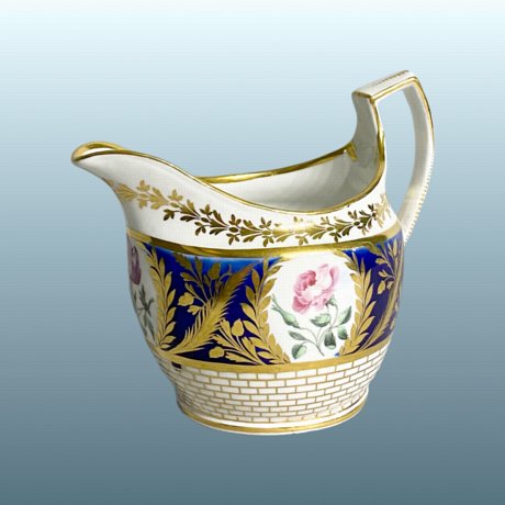 Chamberlains Worcester Jug, circa 1815 - Click to enlarge and for full details.