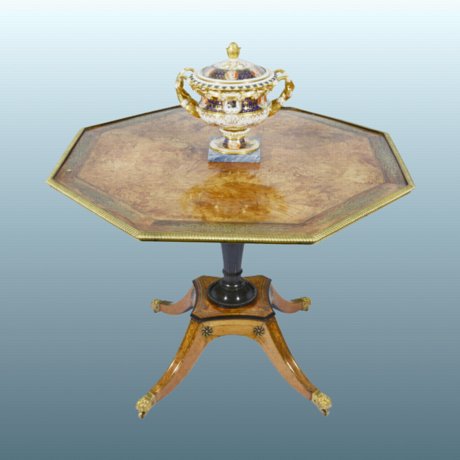 An Exceptional and Rare Octagonal Table By George Bullock (c.1777–1818), George III Period, circa 1810 - Click to enlarge and for full details.