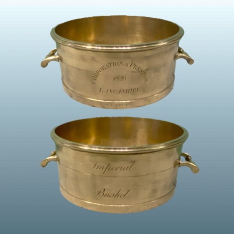 ​An Imperial Bushel Capacity Measure for The Corporation of Lancashire 1826. - Click to enlarge and for full details.