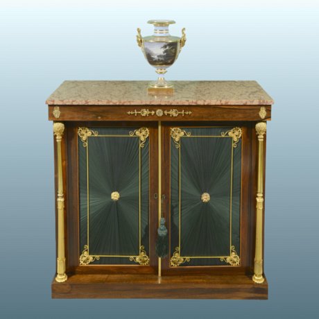 A Rare Regency Period Rosewood Side Cabinet George III, circa 1815 - Click to enlarge and for full details.