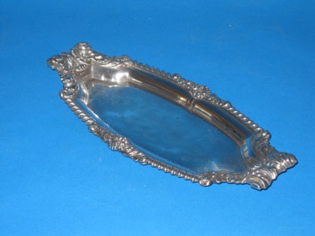 Regency Old Sheffield Plate silver snuffer tray, circa 1825 - Click to enlarge and for full details.