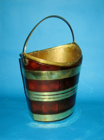 Mahogany & Brass bound Oval Bucket, circa 1790 - Click to enlarge and for full details.