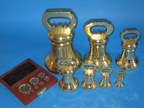 Set of Imperial Bell Metal Weights for WEST SUSSEX, c.1835 - Click to enlarge and for full details.