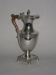 OLD SHEFFIELD PLATE SILVER HOT WATER JUG. CIRCA 1780 - Click to enlarge and for full details.